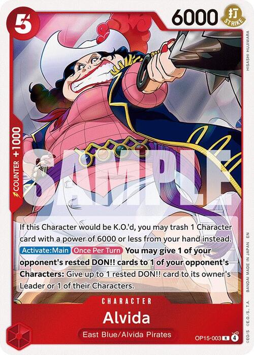Alvida Card Front