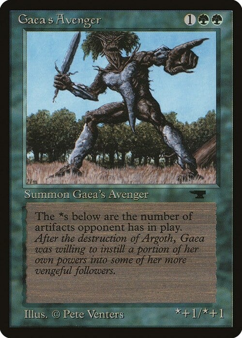 Gaea's Avenger Card Front