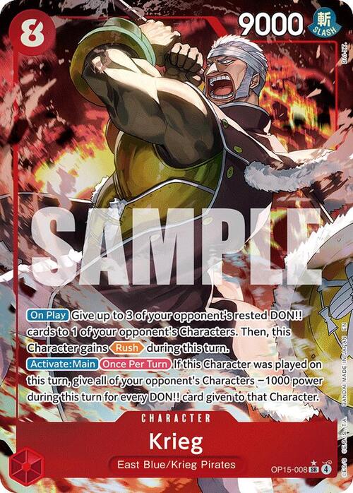 Krieg Card Front
