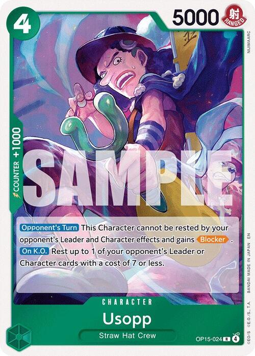 Usopp Card Front