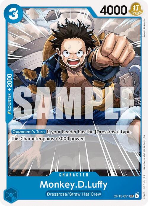 Monkey.D.Luffy Card Front