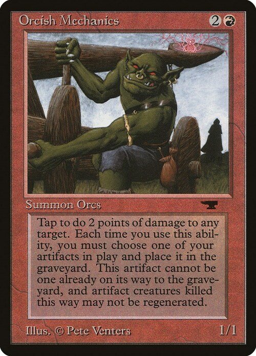 Orcish Mechanics Card Front