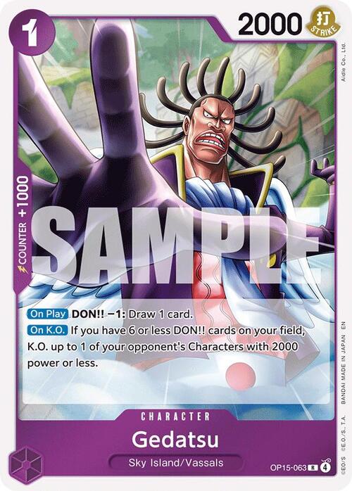 Gedatsu Card Front