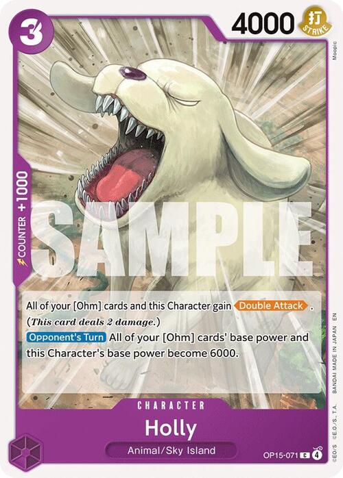 Holly Card Front