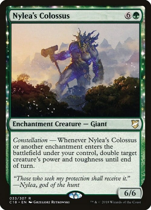 Nylea's Colossus Card Front
