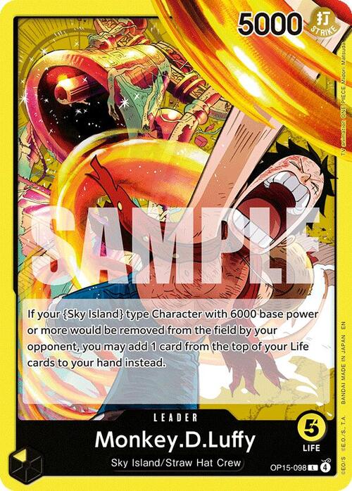 Monkey.D.Luffy Card Front
