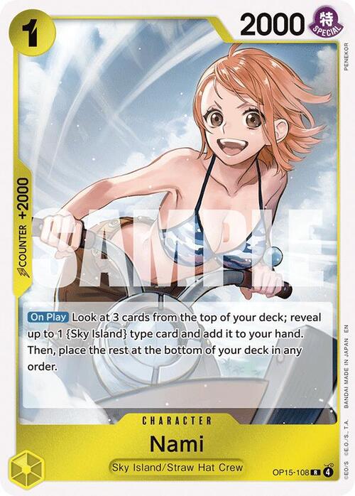 Nami Card Front
