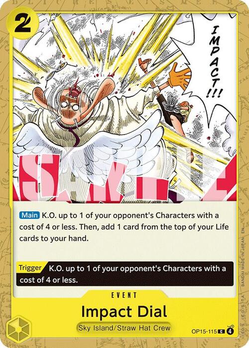 Impact Dial Card Front