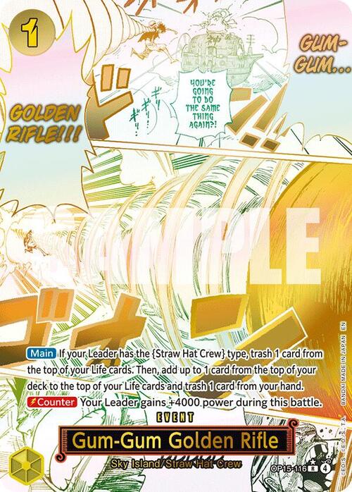 Gum-Gum Golden Rifle Frente