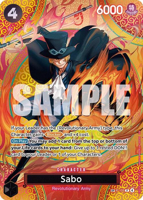 Sabo Card Front