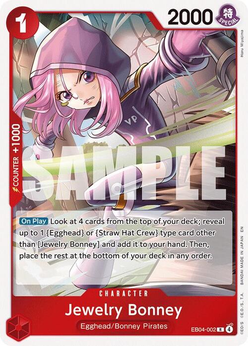 Jewelry Bonney Card Front