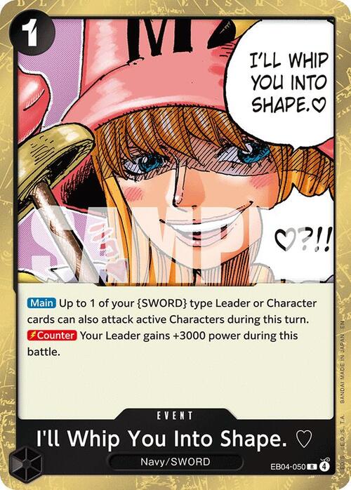 I'll Whip You Into Shape. ♡ Card Front