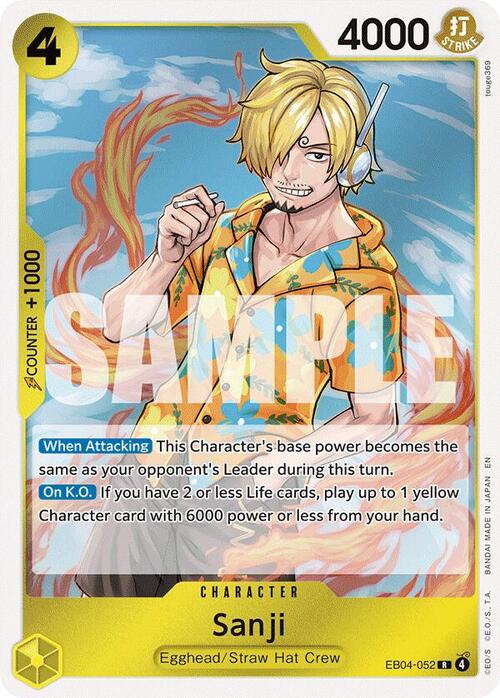 Sanji Card Front