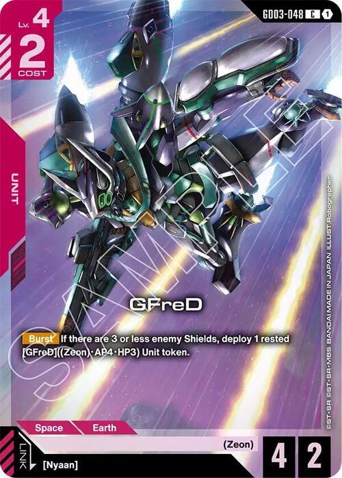 GFred Card Front