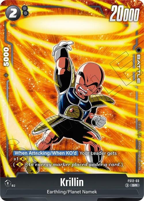 Krillin Card Front