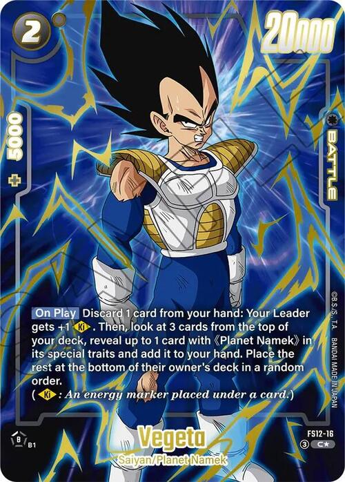 Vegeta Frente