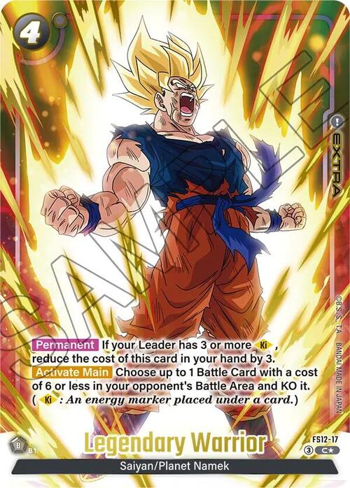 Legendary Warrior Card Front