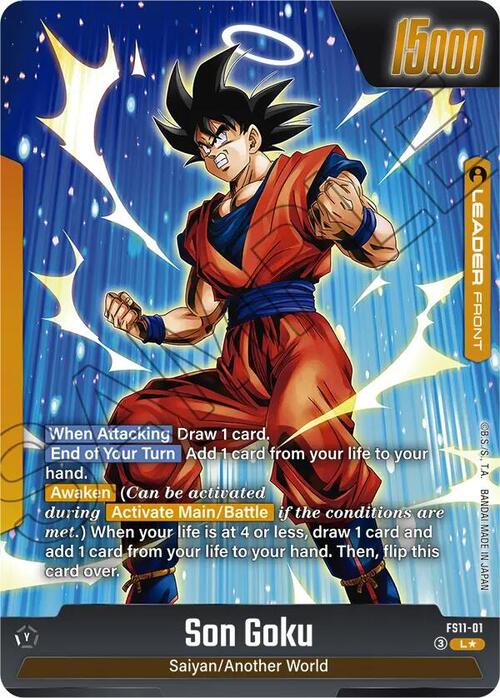 Son Goku Card Front