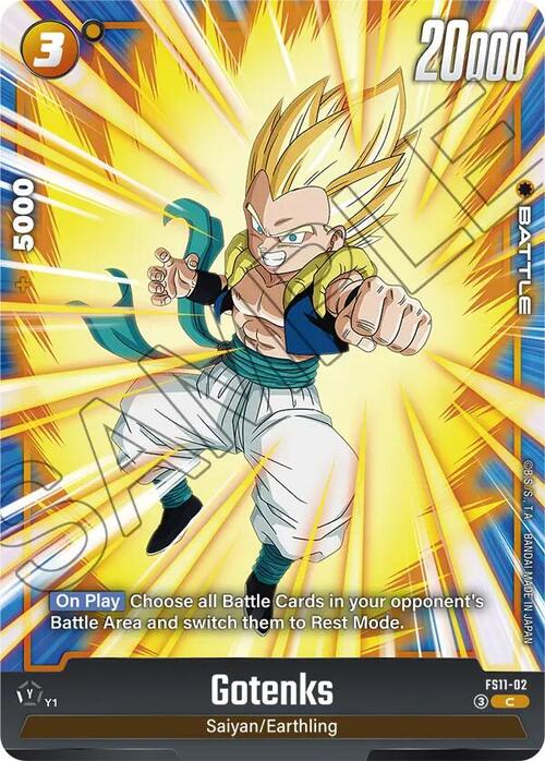 Gotenks Card Front