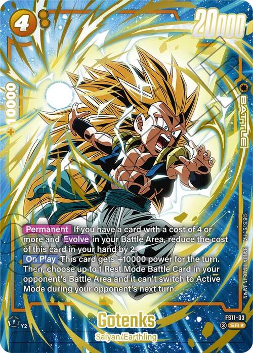 Gotenks Card Front