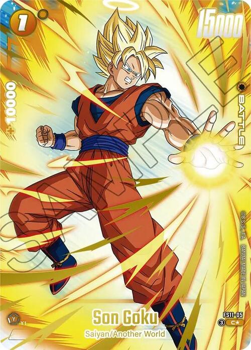 Son Goku Card Front
