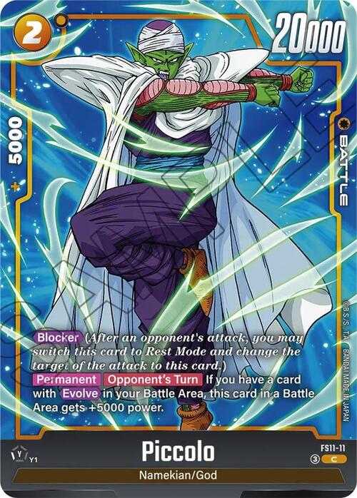 Piccolo Card Front