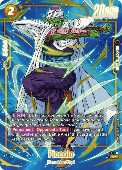 Piccolo Card Front