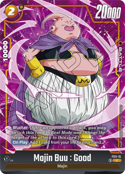 Majin Buu : Good Card Front