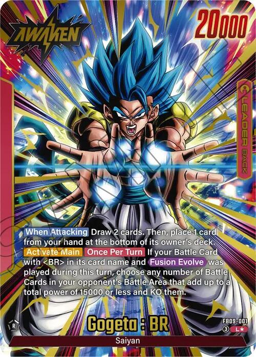 Gogeta : BR Card Front