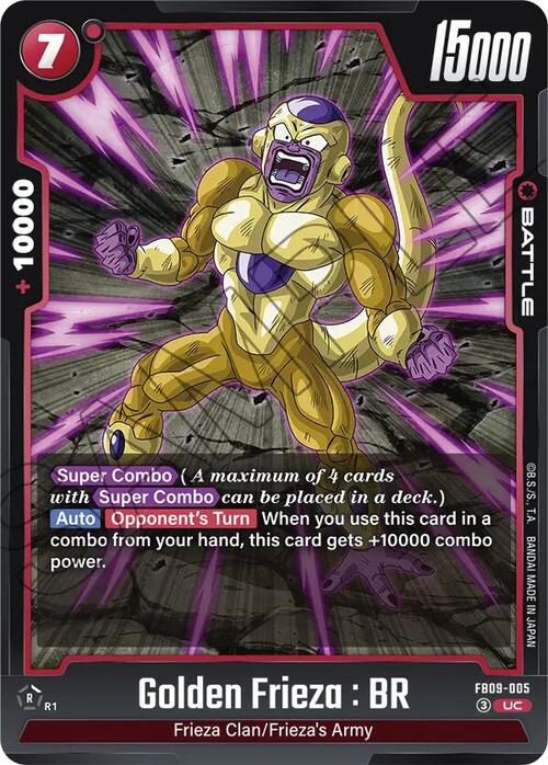 Golden Frieza : BR Card Front