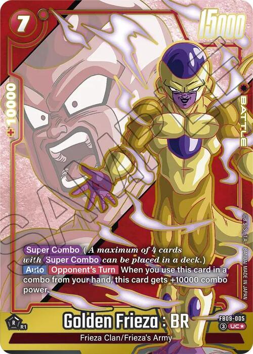 Golden Frieza : BR Card Front