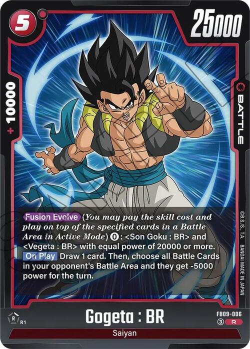 Gogeta : BR Card Front