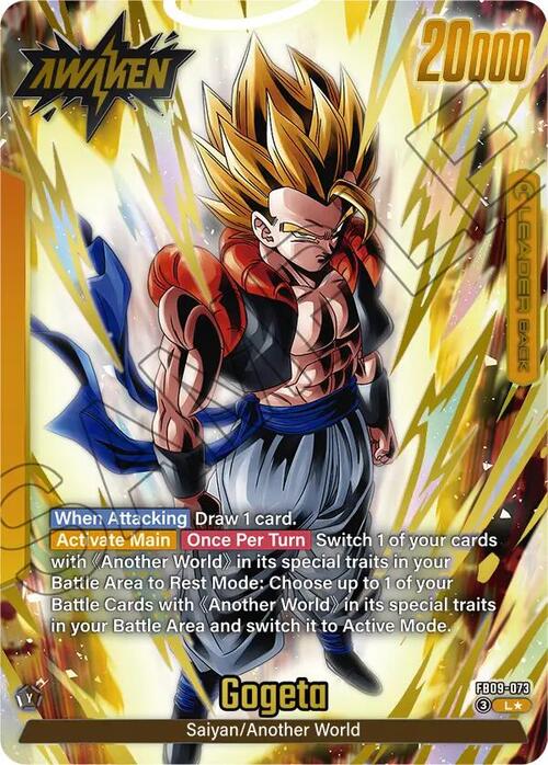 Son Goku/Vegeta // Gogeta Card Front