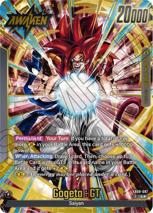 Gogeta : GT Card Front