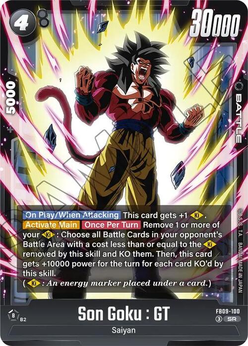 Son Goku : GT Card Front