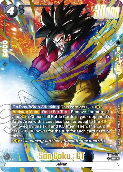 Son Goku : GT Card Front