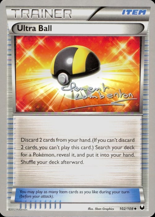 Ultra Ball Card Front