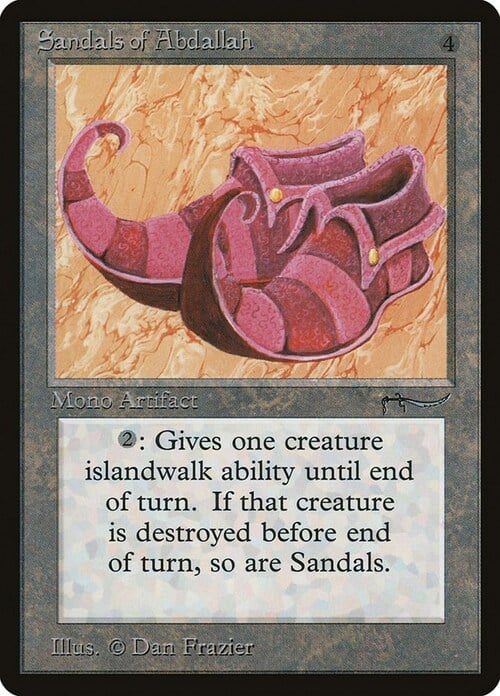 Sandals of Abdallah Card Front