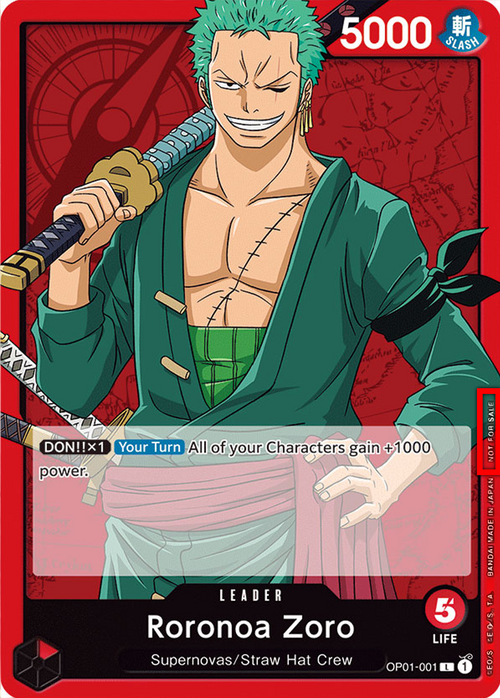 Roronoa Zoro Card Front