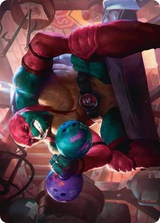 Art Series: Raphael, Tough Turtle Card Front