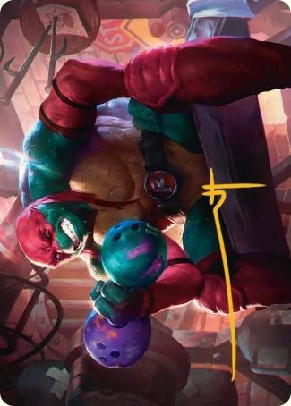 Art Series: Raphael, Tough Turtle Card Front