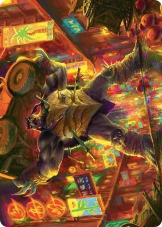 Art Series: Slash, Reptile Rampager Card Front