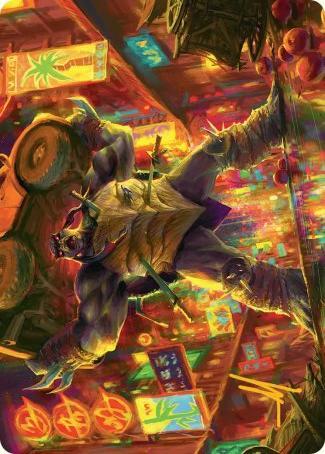 Art Series: Slash, Reptile Rampager Card Front