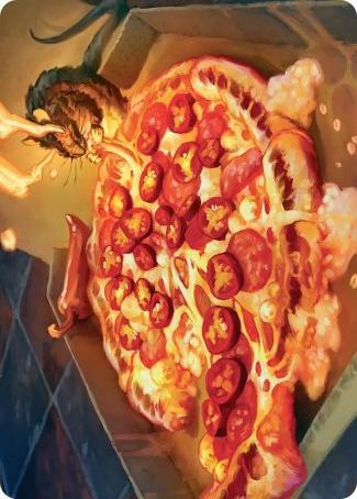 Art Series: Spicy Oatmeal Pizza Card Front