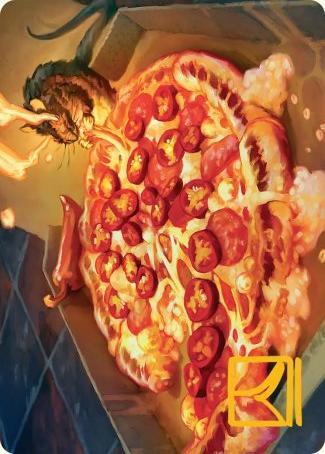 Art Series: Spicy Oatmeal Pizza Card Front