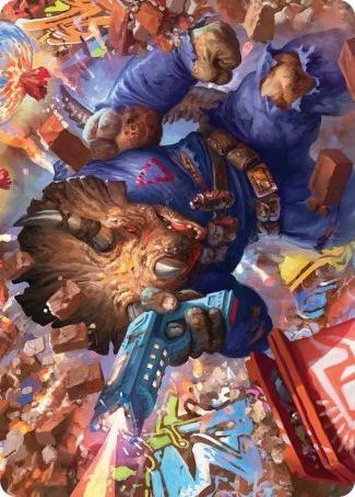 Art Series: Zog, Triceraton Castaway Frente