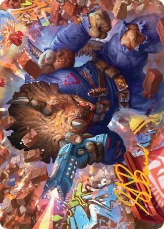 Art Series: Zog, Triceraton Castaway Frente