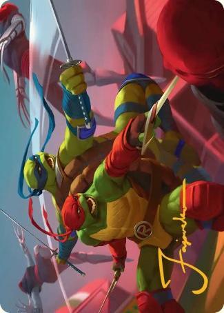 Art Series: Raph & Leo, Sibling Rivals Card Front