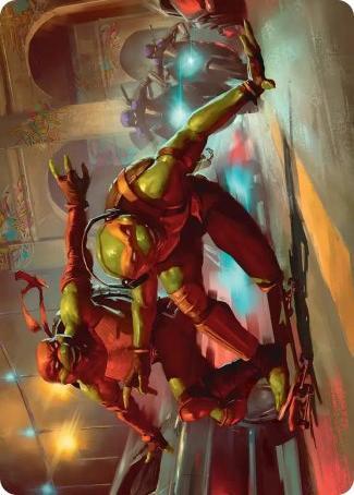 Art Series: Raph & Mikey, Troublemakers Card Front