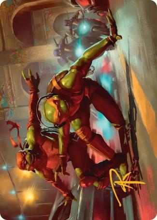 Art Series: Raph & Mikey, Troublemakers Card Front